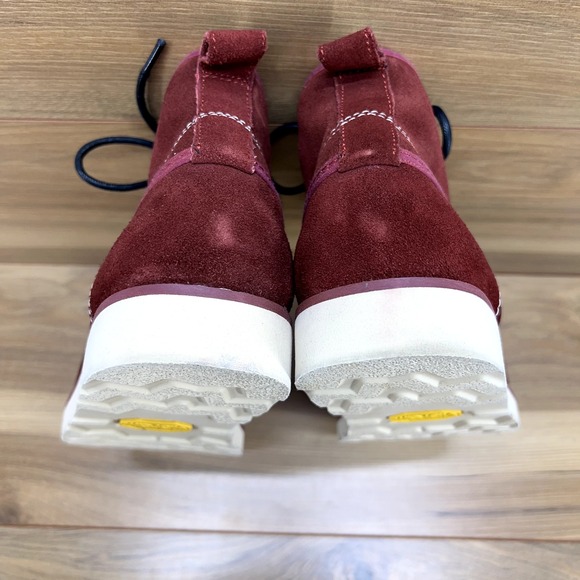 Generic Surplus Mens Boots Size 8 Burgundy Suede Duck Boot Lace Up main image 8